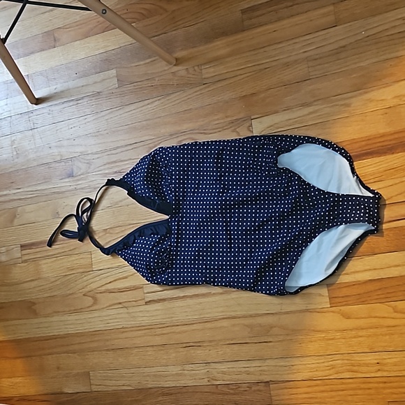 Joe Fresh Halter Tie One Piece Swimsuit - Picture 1 of 3